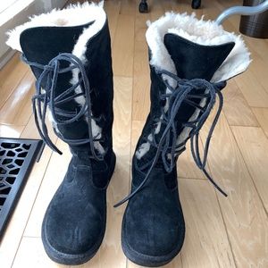 Thermal Black Ugg Boots